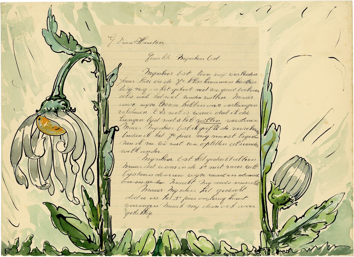 Brief Van Houten 1934