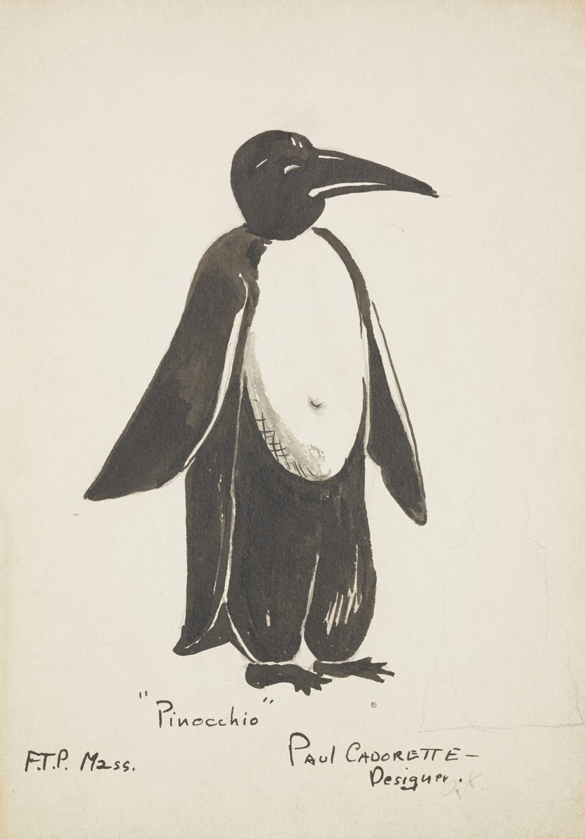 Pinocchio Black penguin suit 1934 1943