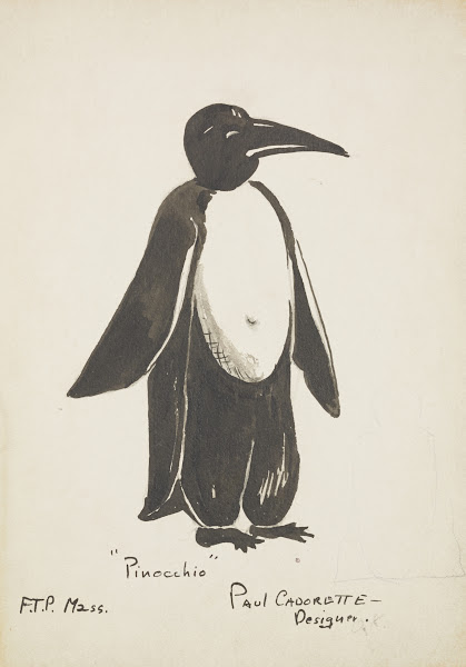 Pinocchio Black penguin suit 1934 1943
