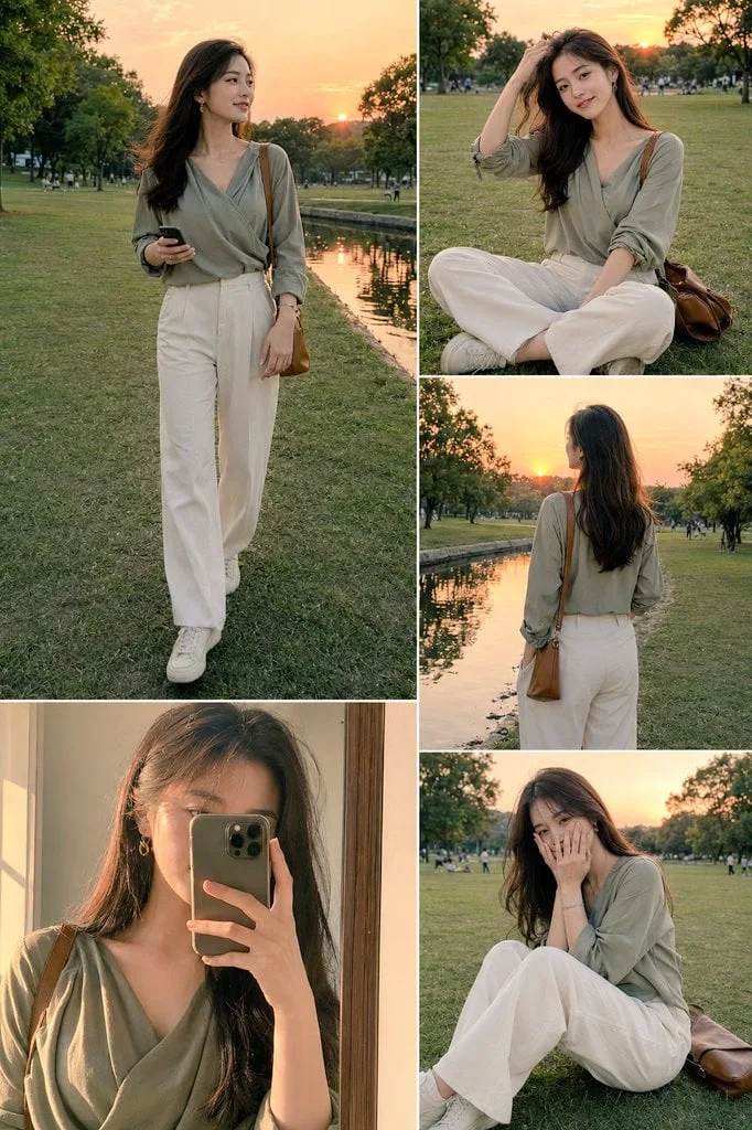 Moda de estilo de vida cinematográfico ultrarrealista