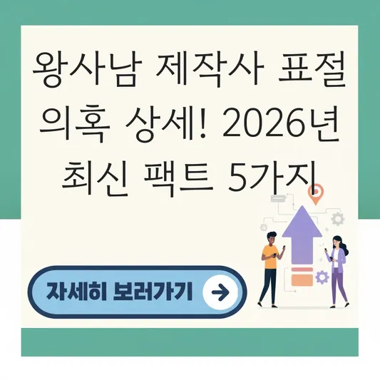 왕사남 제작사 표절 의혹 상세