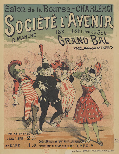 Salon de la Bourse Charleroi Société lAvenir Grand Bal 1886