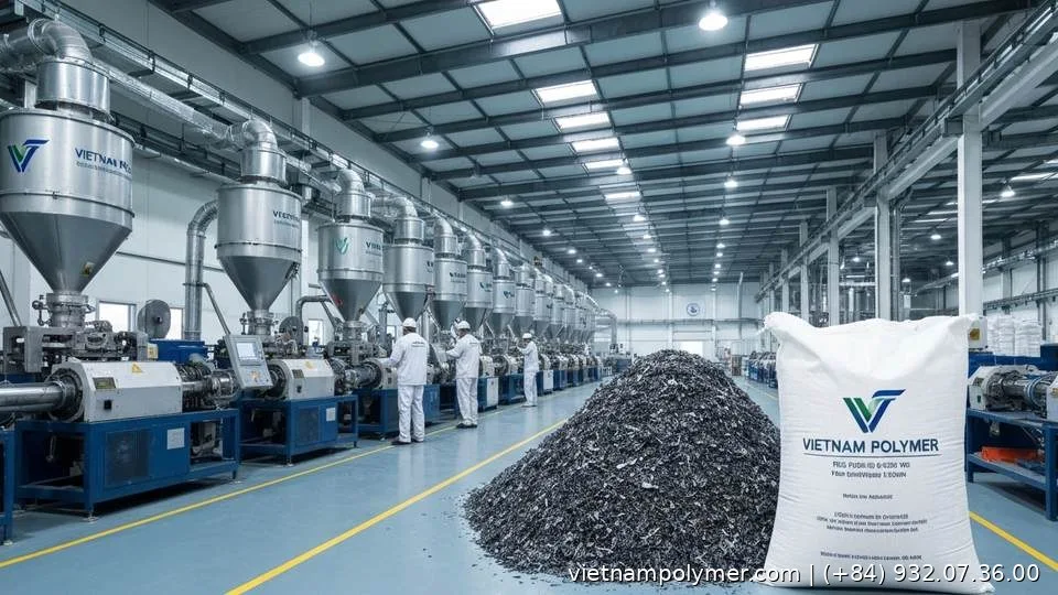rPET flakes bulk price - Vietnam Polymer