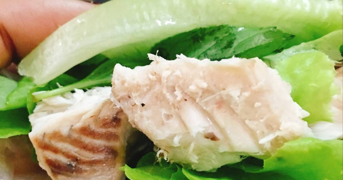 Cá Ngừ Hấp Cuốn Bánh Tráng
