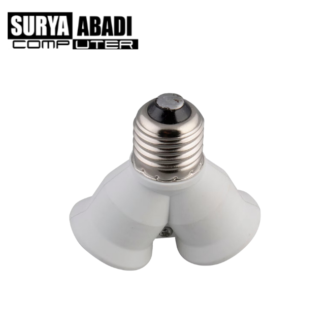 FITTING LAMPU E27 CABANG 2