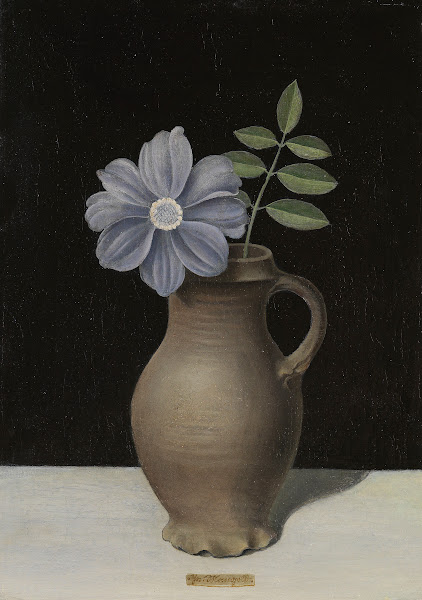 Clematisblüte im Henkelkrug 1925