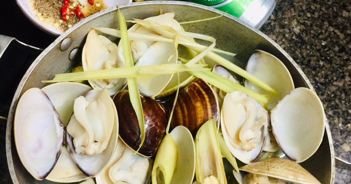 Ngao vằn hấp sả gừng