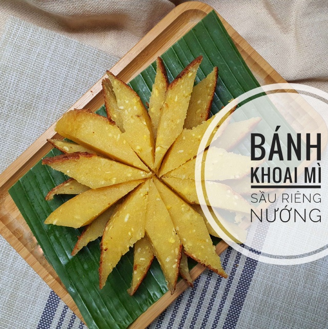 Bánh Khoai Mì Sầu Riêng Nướng