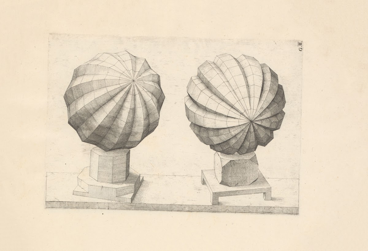 Perspectiva Corporum Regularium Perspective of regular solids Pl32 1568