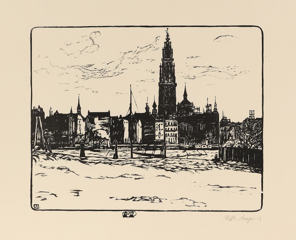 Kathedrale in Antwerpen 1908