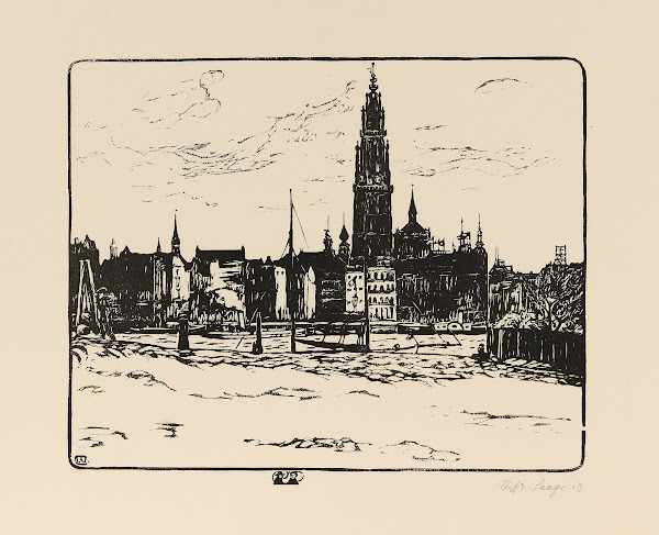Kathedrale in Antwerpen 1908