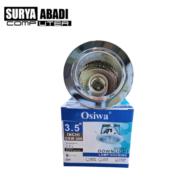 FITTING DOWNLIGHT OSIWA DL-308 SILVER