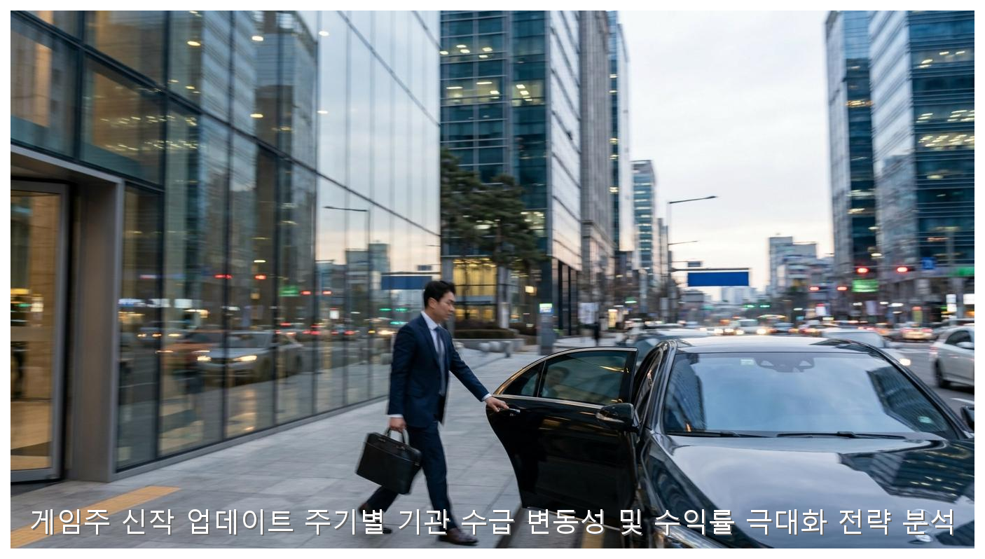 게임주 신작 업데이트 주기별 기관 수급 변동성 및 수익률 극대화 전략 분석 핵심 안내 및 분석 인포그래픽 (6)