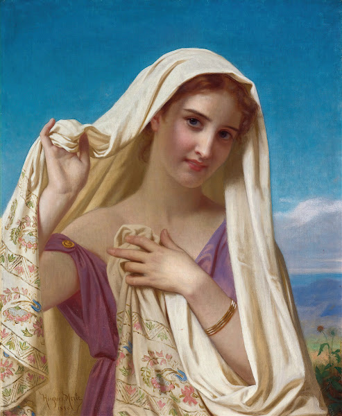 Young Girl In A Veil 1880