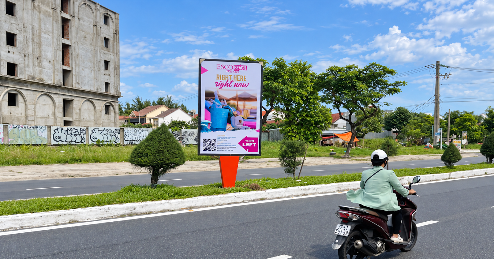 Vị trí quảng cáo ngoài trời trong bộ tư liệu EX-DOOH