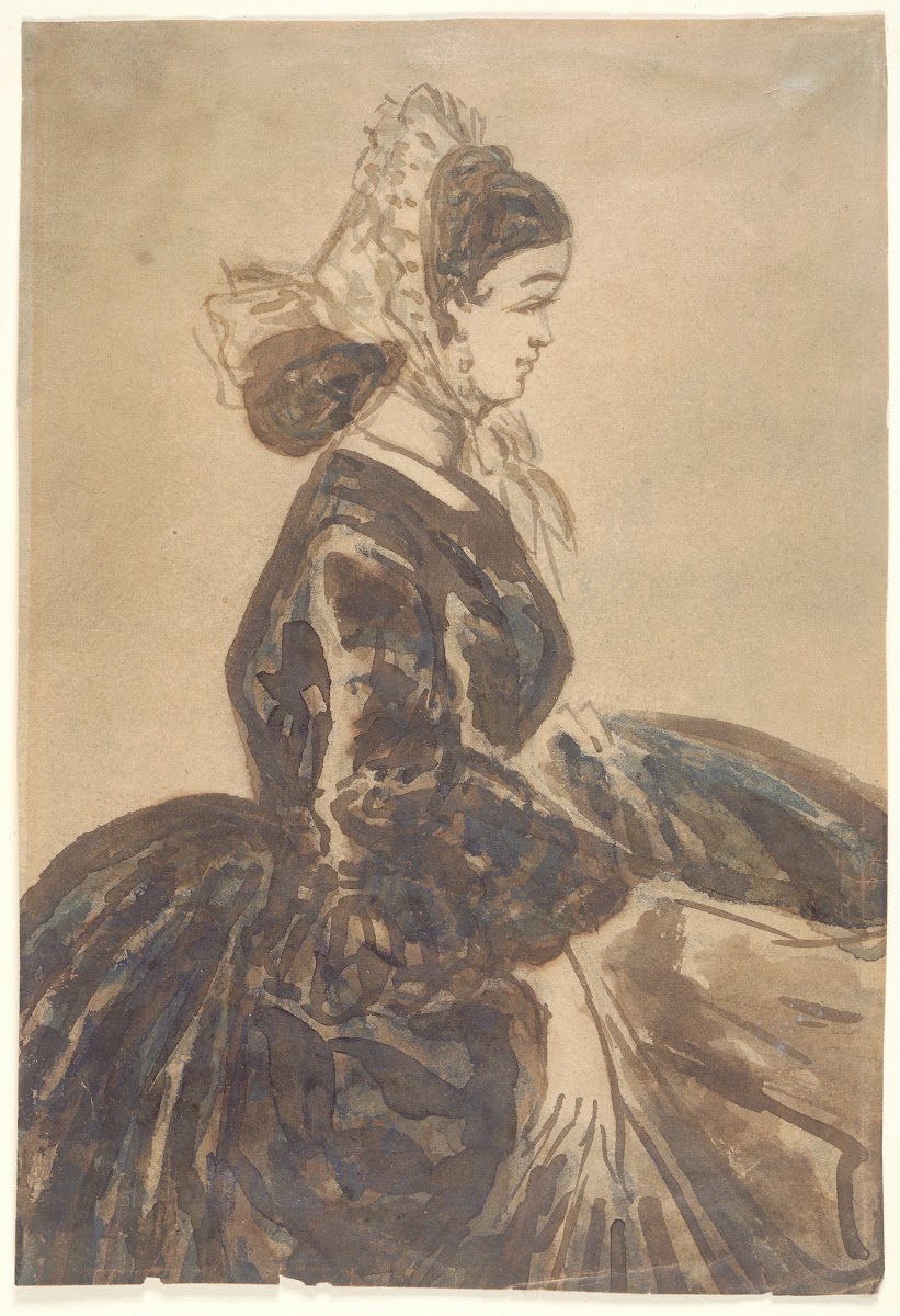 The Lady in Black 19th century