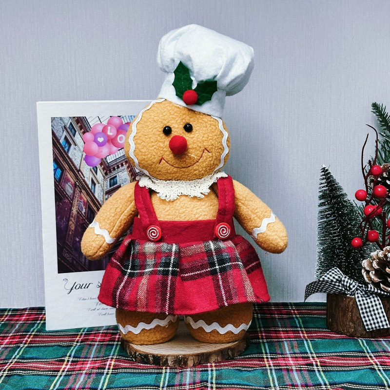 Decorative Gingerbread Man Doll for Christmas