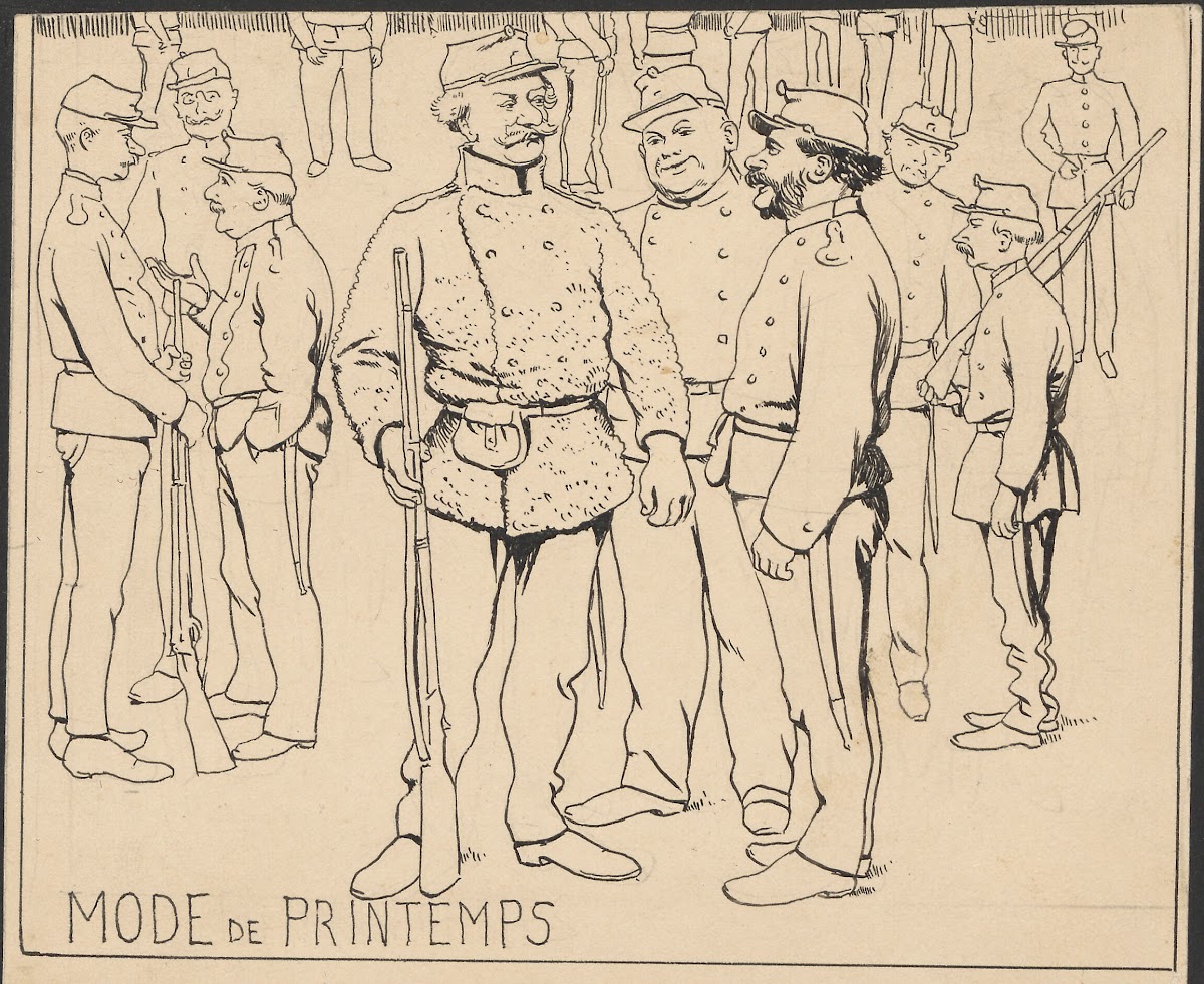 Assembly of soldiers 1891