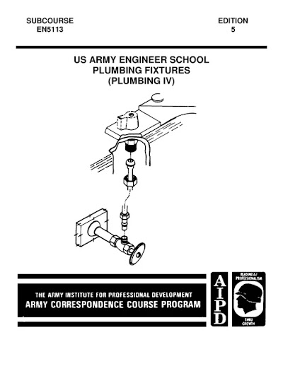 Us Army Cc En5113 Plumbing Fixtures Plumbing Iv