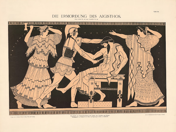 Die Ermordung des Aigisthos 1925