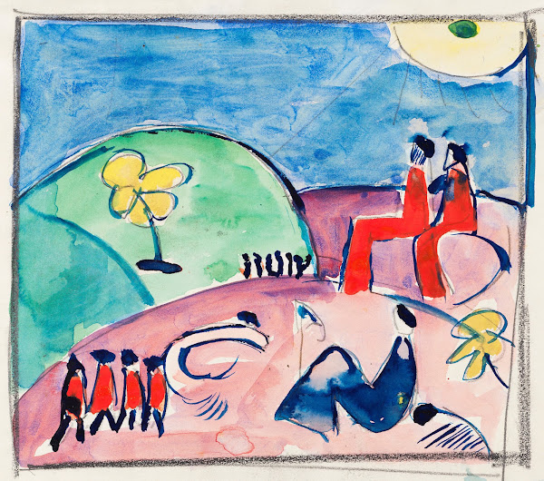 Die gelbe Blume 1912