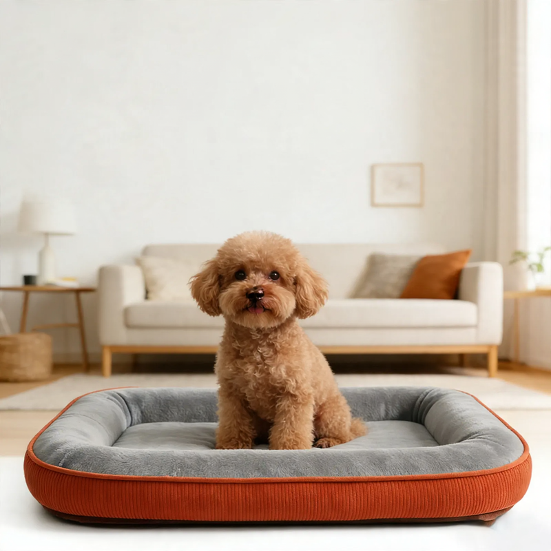 Dog bed made of mesh material, breathable and waterproof