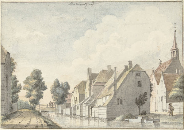 Het dorp Molenaarsgraaf in de Alblasserwaard 1761   1828
