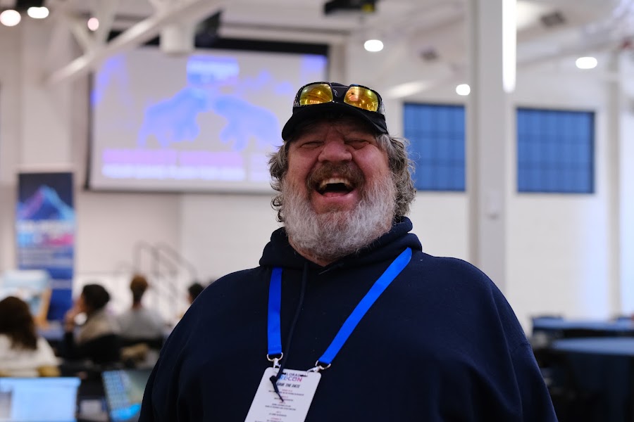 Attendees laughing together at Colorado RE•CON