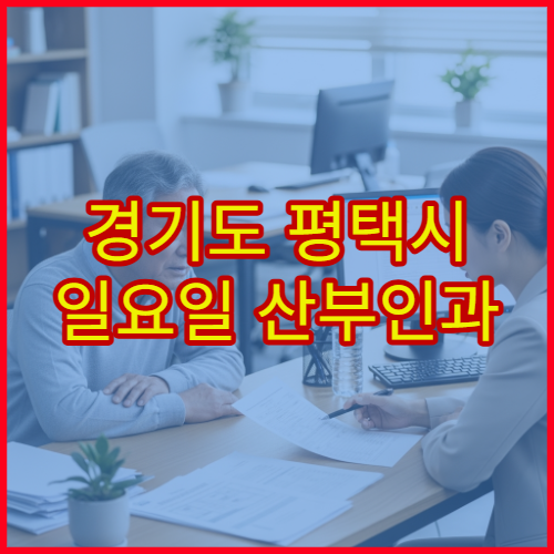 경기도 평택시 일요일 산부인과 진료 여성질환 상담