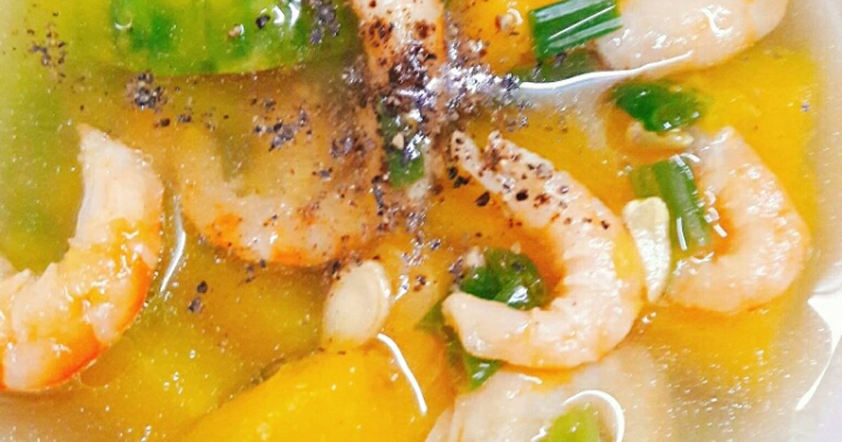 Canh bí tôm khô