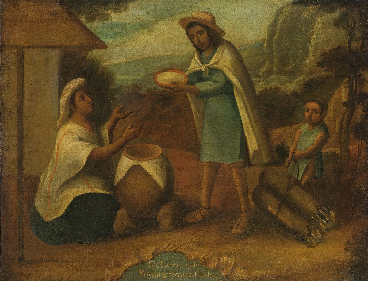 De Lovo Y De Yndia Produce Zambaigo 18th Century