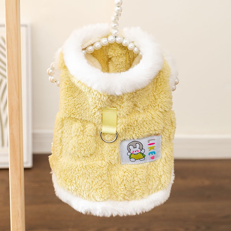 Dog vest with scarf for small dogs