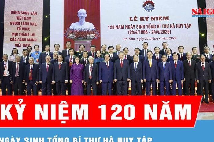 Tổng Bí thư, Chủ tịch nước Tô Lâm dự Lễ kỷ niệm 120 năm Ngày sinh Tổng Bí thư Hà Huy Tập - Báo Sài Gòn Giải Phóng