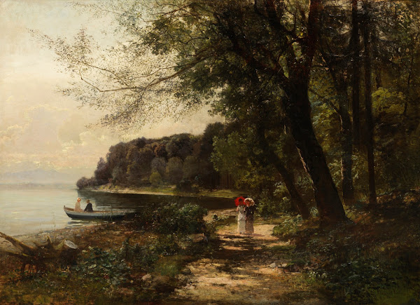 Sommertag am Starnberger See 1880