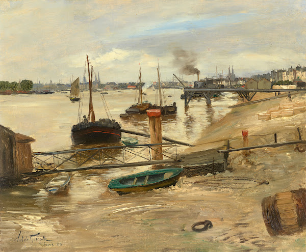 Le port de Bordeaux 1883