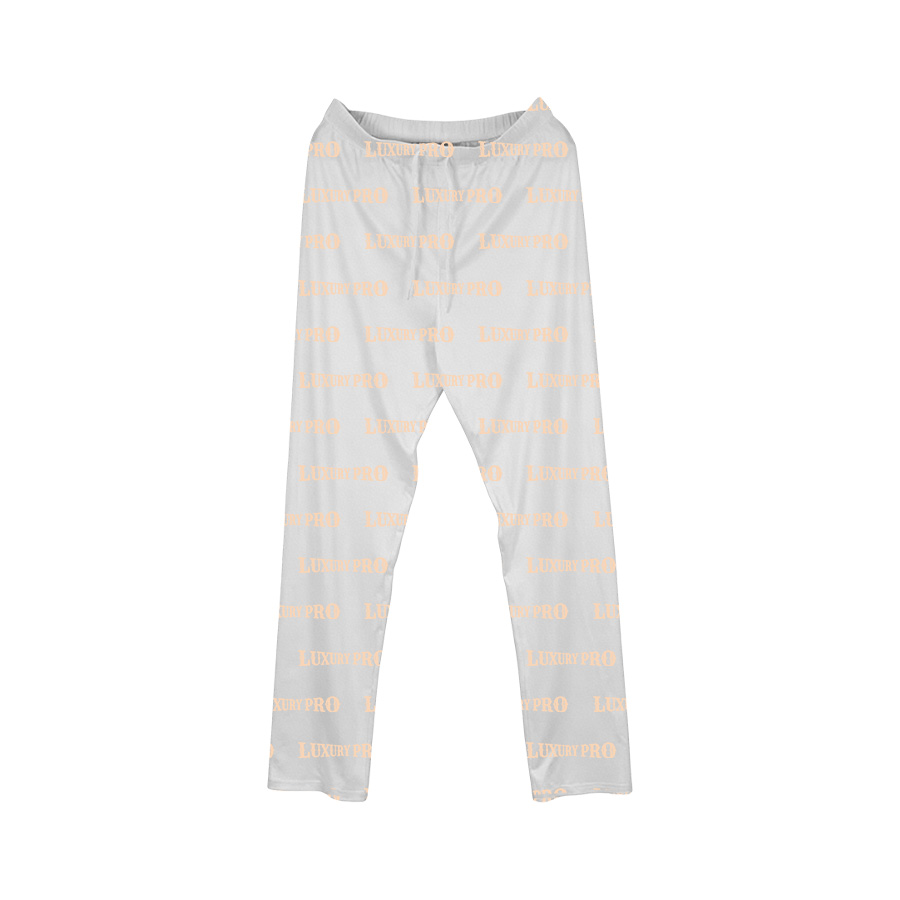 AOP MEG Women's Straight Leg Pajama Pants (Milk Silk)