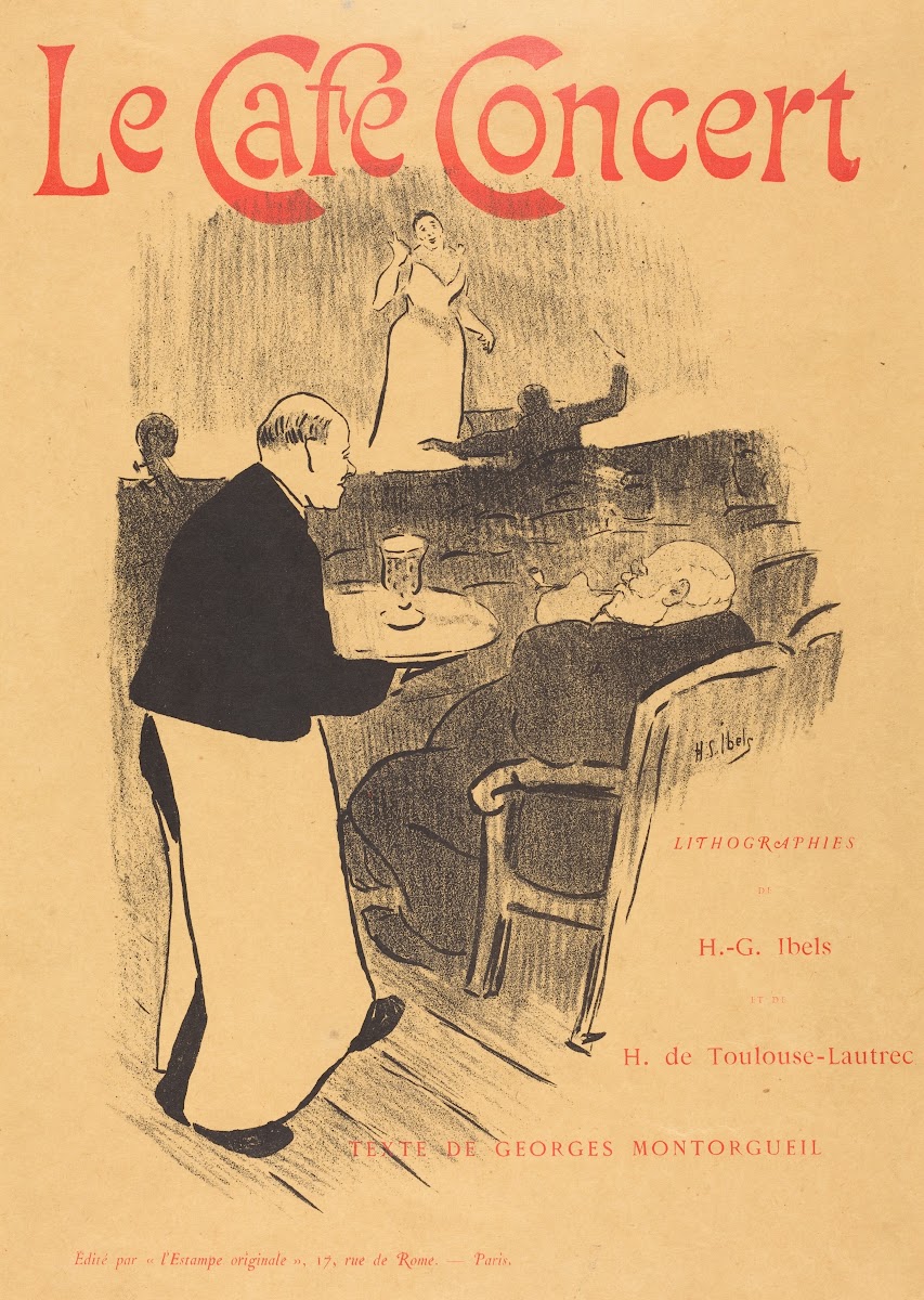 Le cafe concert  Cover 1893