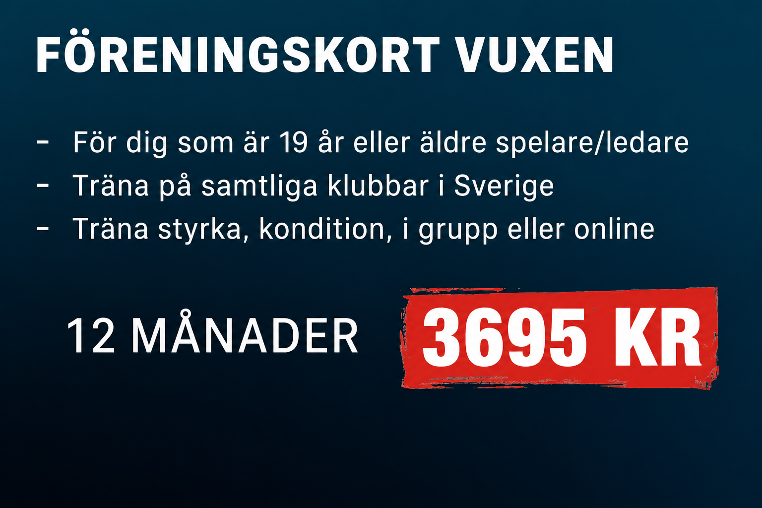 Nordic Wellness föreningskort vuxen