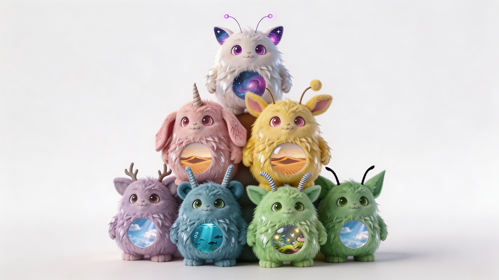 Tomochi Plush Set