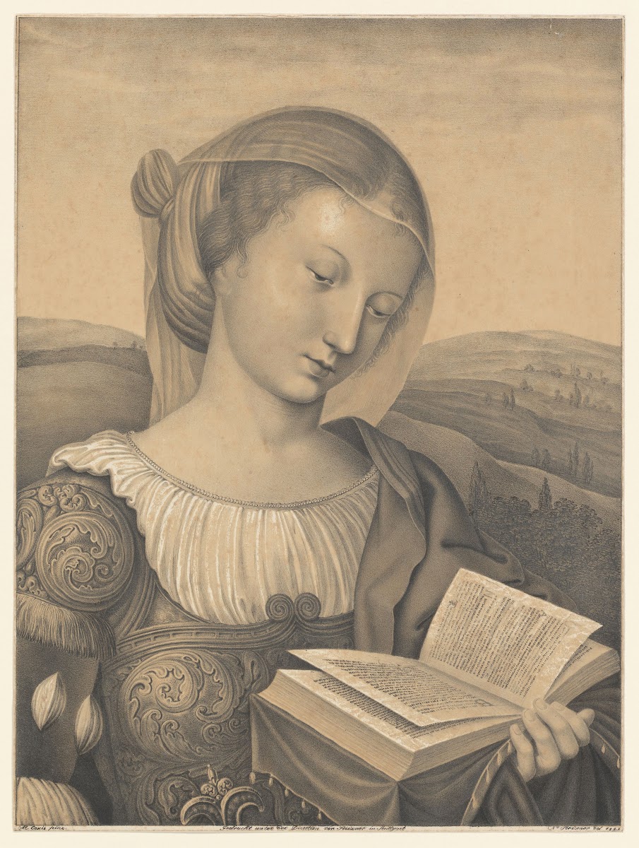 Saint Catherine with a book 1823