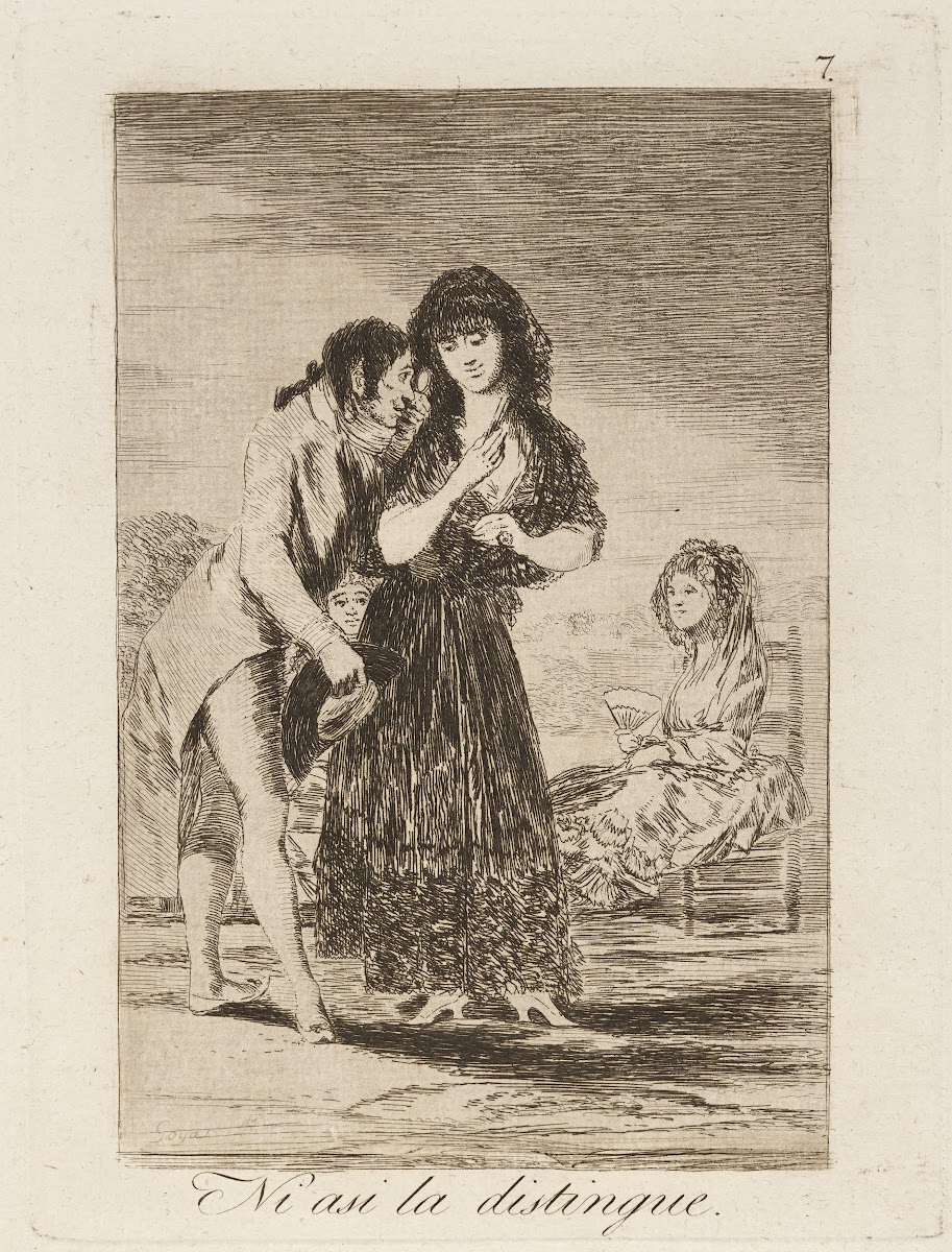 Ni asi la distingue Even thus he cannot make her out 1796 1797