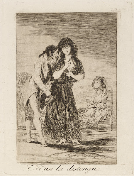 Ni asi la distingue Even thus he cannot make her out 1796 1797