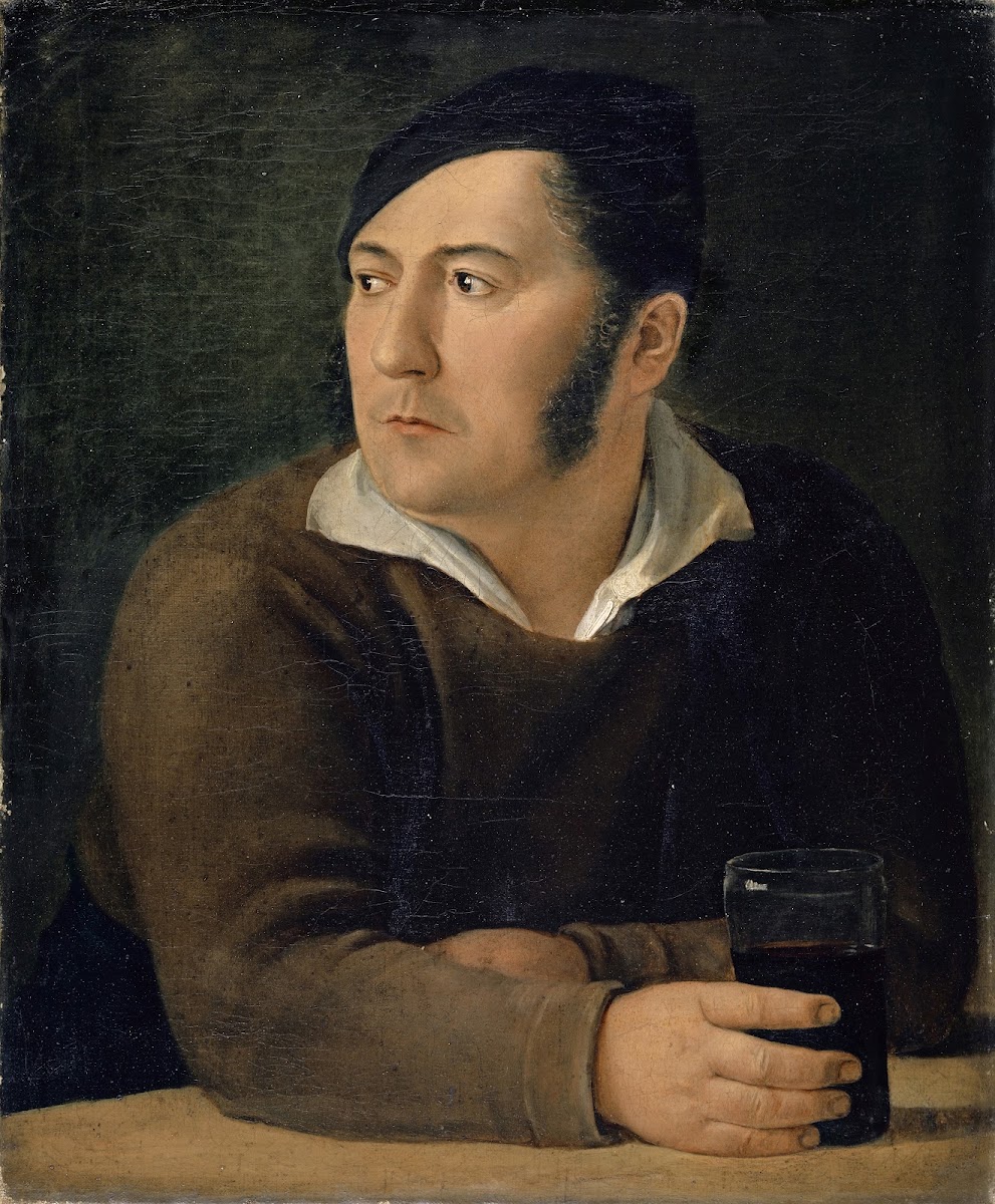 Portrait of the Artists Brother Leonhard Miville Keller 1824