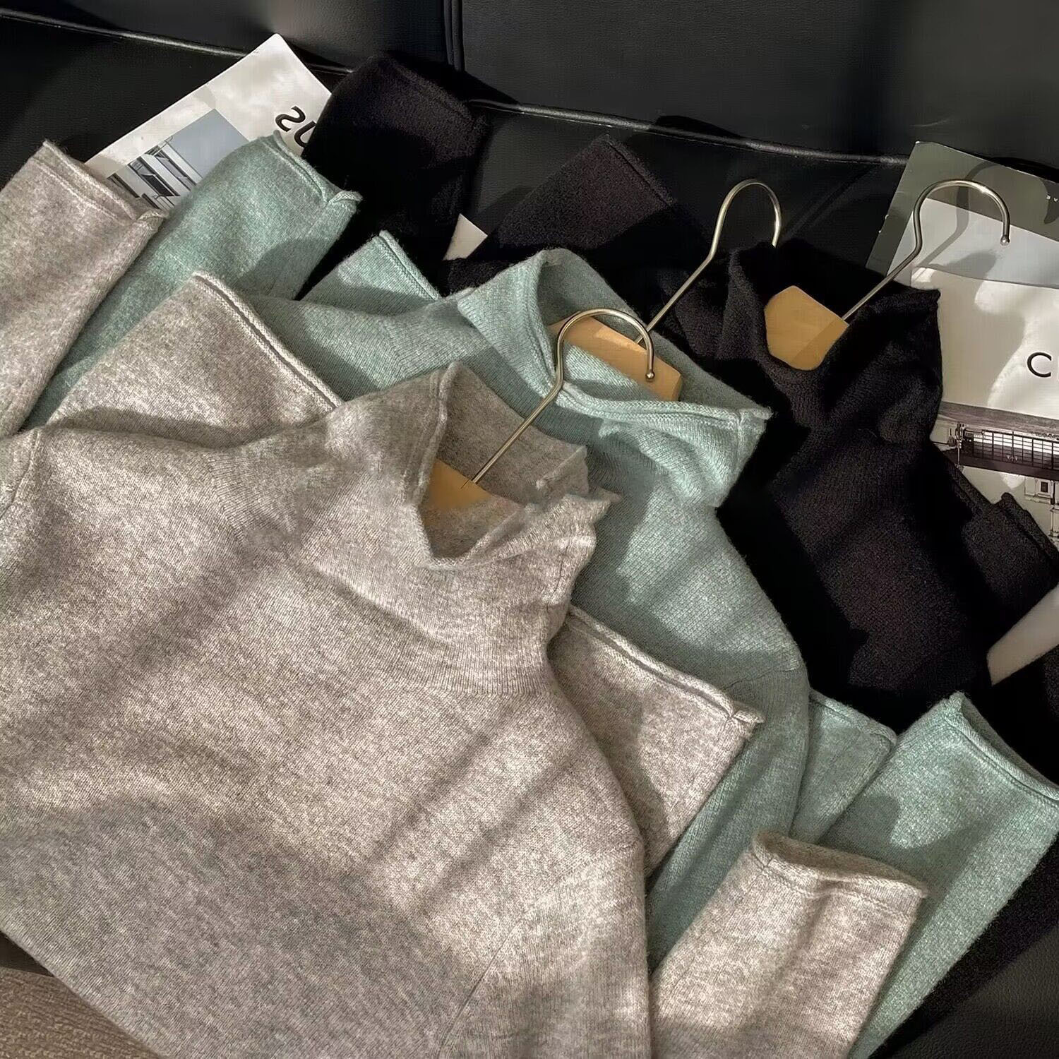 Women's Wool Turtleneck Sweater