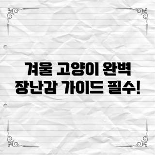 고양이장난감고르는법, 초보 고양이 주인, 인기 고양이장난감, 겨울 장난감 추천, 고양이 놀이 팁