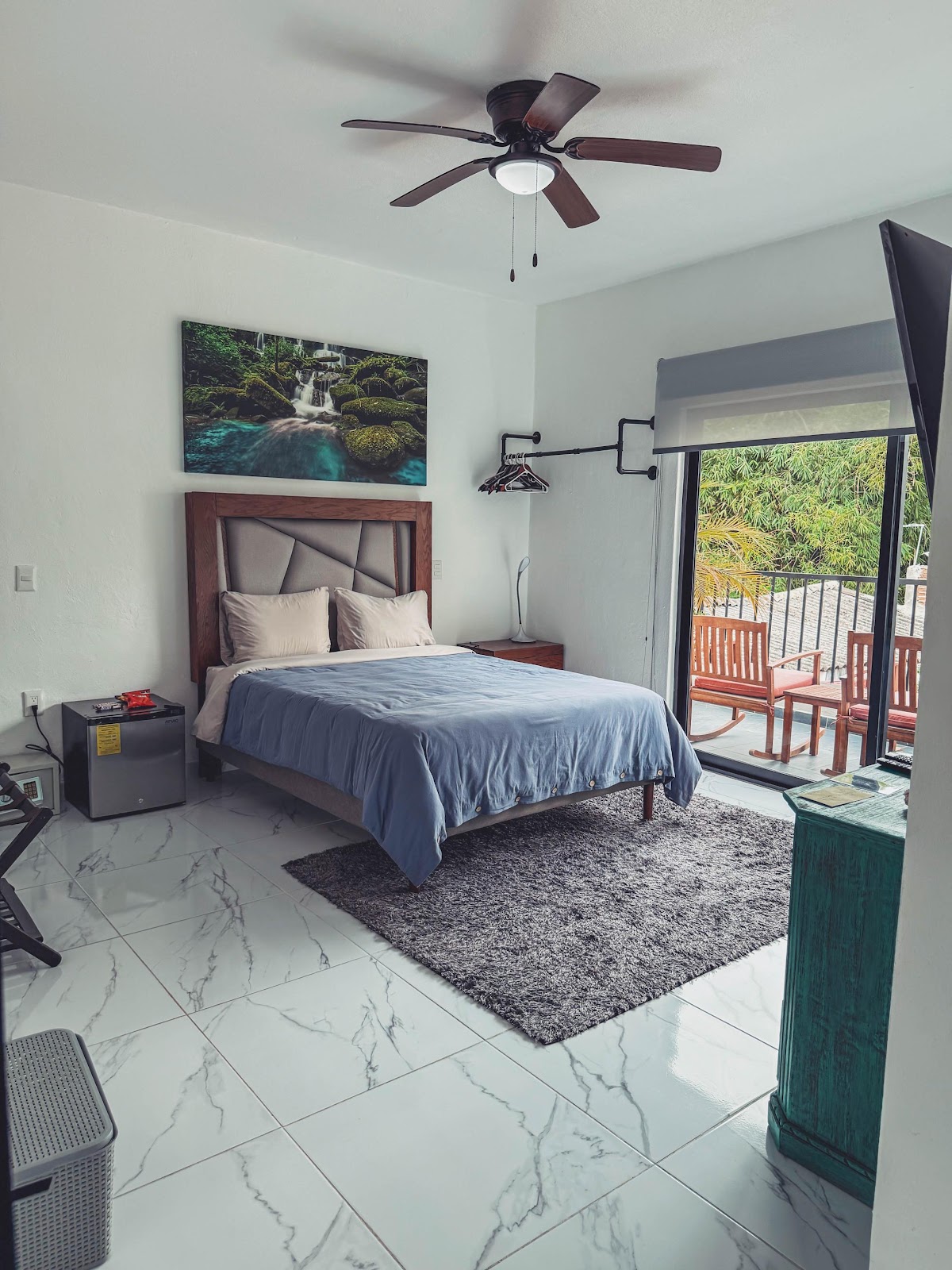 Villa Luna — bedroom headboard