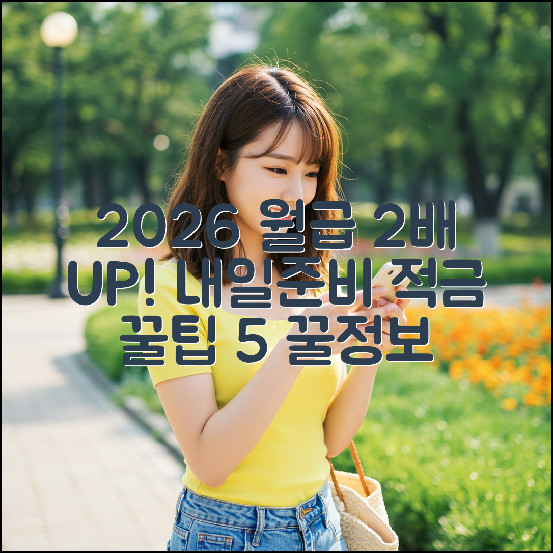 2026 군인 월급 2배↑, 내일준비 적금 꿀팁 5가지