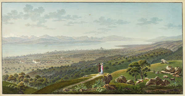 Vue genérale du Lac de Geneve