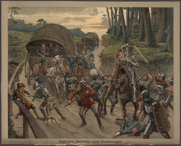 Attack on a Merchant Convoy 19th century