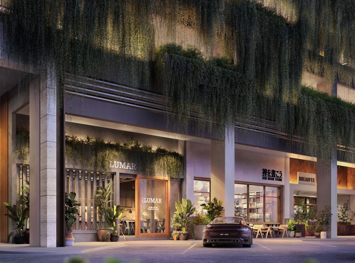 Alora Residences — retail podium
